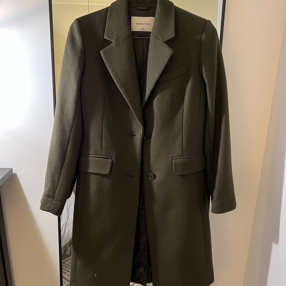 Aritzia babaton peacoat